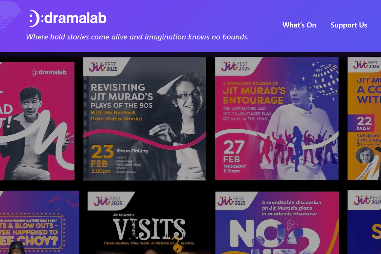 Drama Lab KL bilingual theatre production platform with integrated RSVP system case study